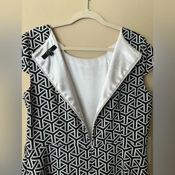 📦LAST CHANCE: DONATING📦 Alex Marie | Black and White Patterned Dress - Picture 5 of 10